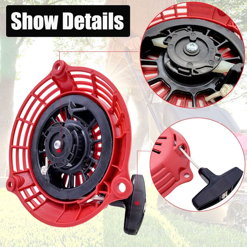 Aniro Moto GCV160 Pull Start Recoil Starter Compatible with Honda GCV135 GCV160 EN2000 HRU19 GC135 GC160 Engine Lawn Mower Pressure Washer Parts - Image 4